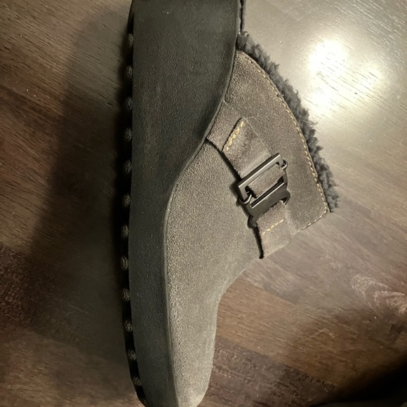 Aerosoles gray Sherpa lined clogs - Picture 2 of 5